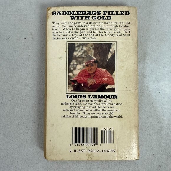 Louis LAmour Tucker Paperback Book 1971 First Edition - Picture 2 of 3